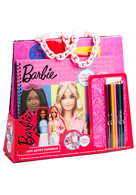 Barbie fashion artist handbag