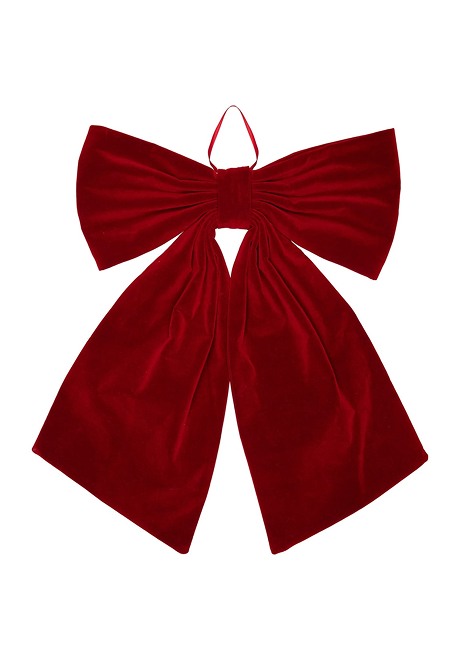 Large red bow