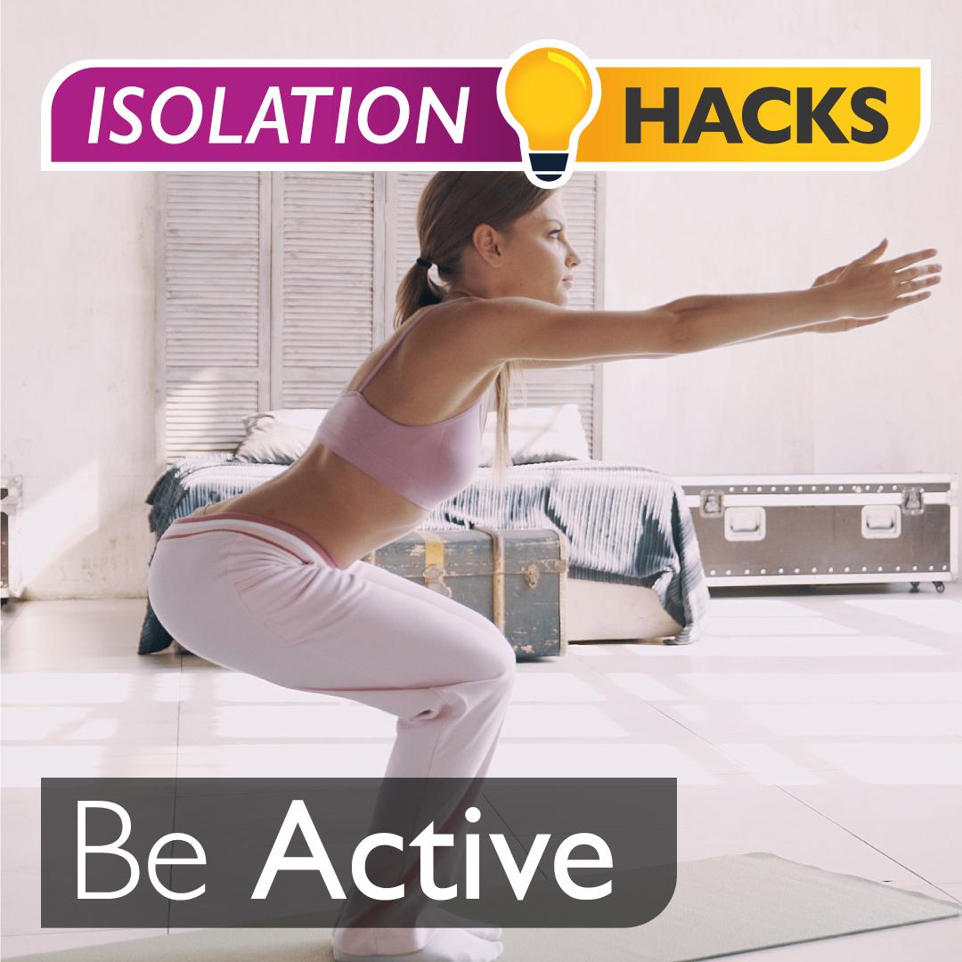 Be Active: Home workouts, no equipment!