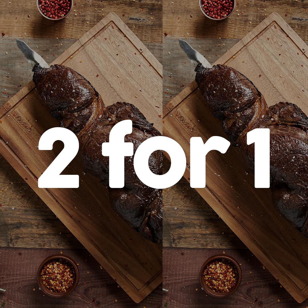 2 for 1 Rodizio