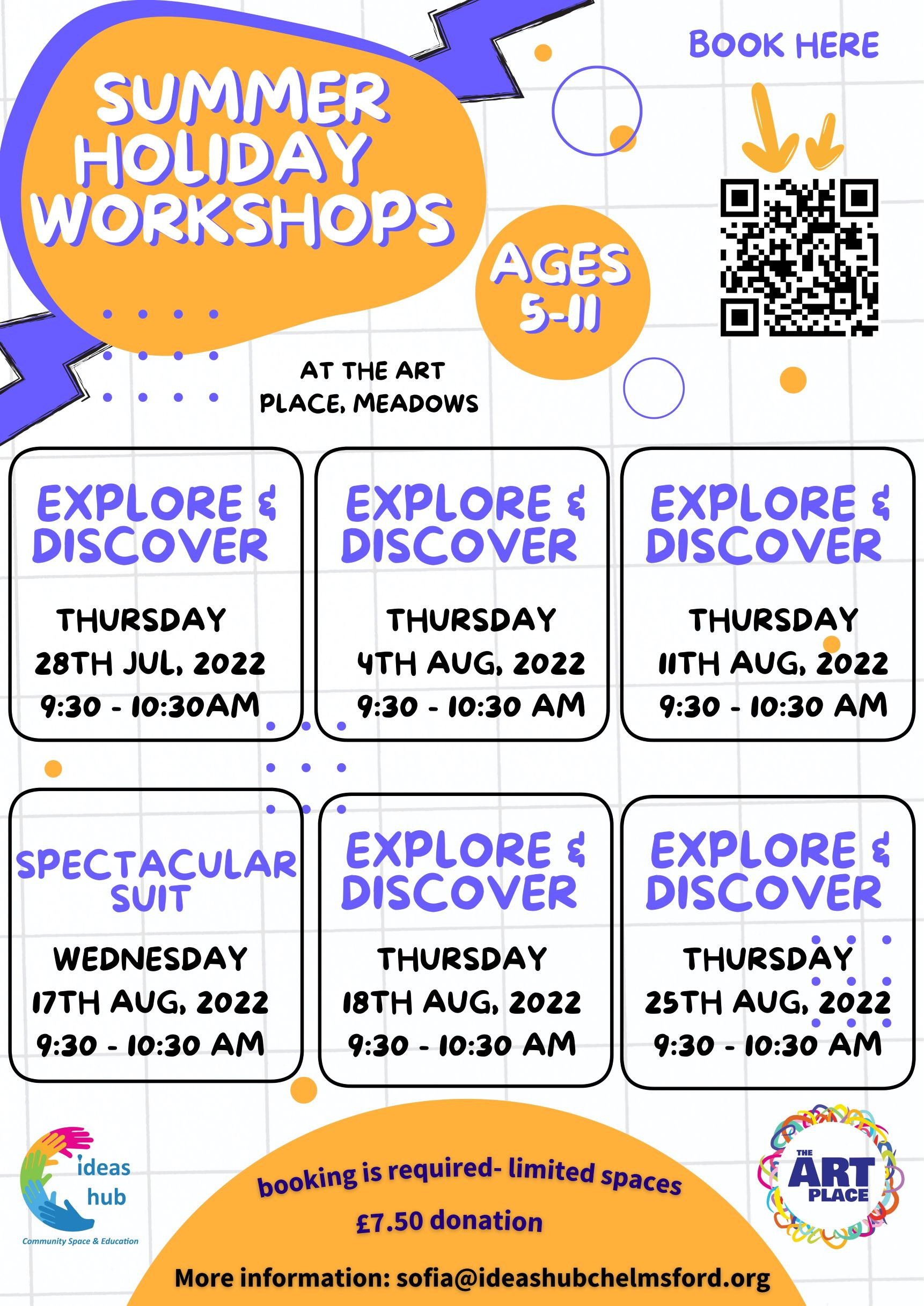 Kids' Summer Holidays Workshops