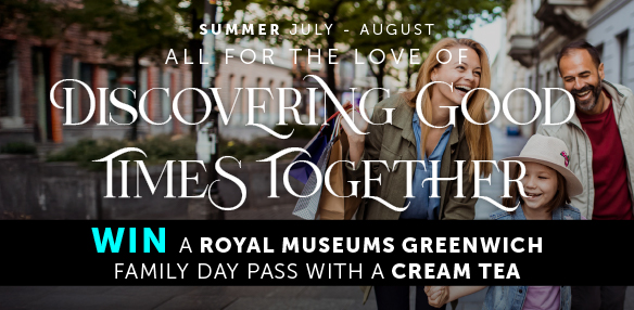 Win a Royal Museums Greenwich family day pass with cream tea