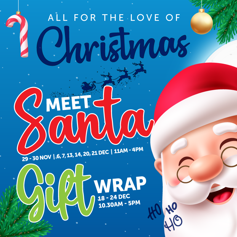 Santa and Gift Wrap 2025